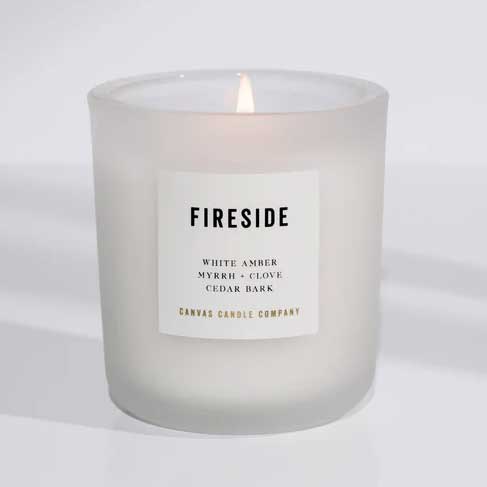 fireside candle vancouver, canvas candle company candles vancouver, candles that small like myrr